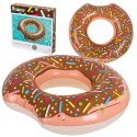 BESTWAY 36188 Kółko do pływania koło dmuchane donut brązowe 107cm max 100 kg