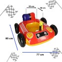 Kółko do pływania dla niemowląt koło pontonik dla dzieci dmuchany z siedziskiem samochód broń wodna 77x85cm max 22kg 3lata