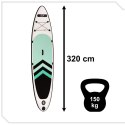 SUP Deska pompowana z akcesoriami Paddleboard 320cm 150kg